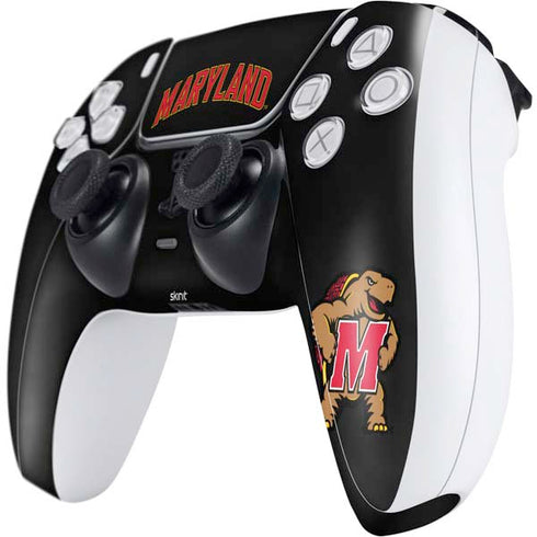 University of Maryland Collegiate Text PS5 Controller Skin